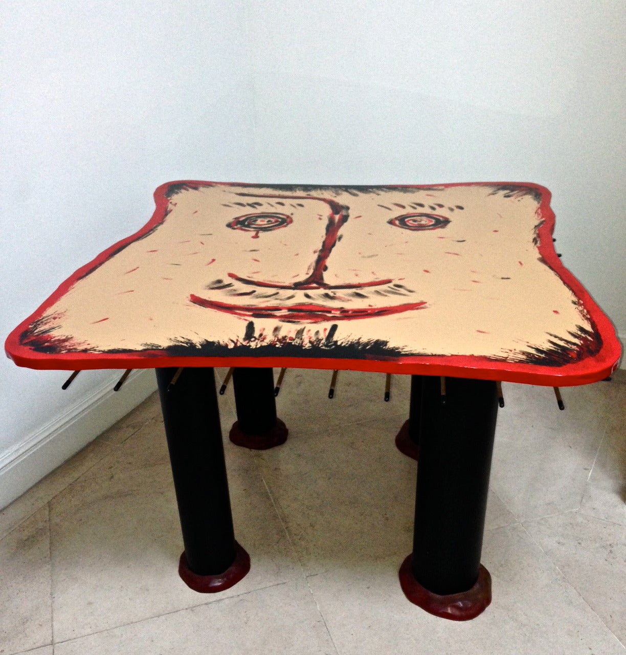 Table by Gaetano Pesce "Sansone Due"