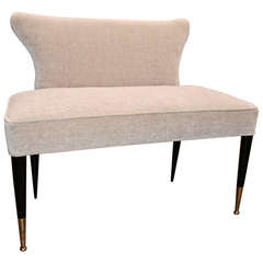 Petite Bench In the Style of Gio Ponti, 1950