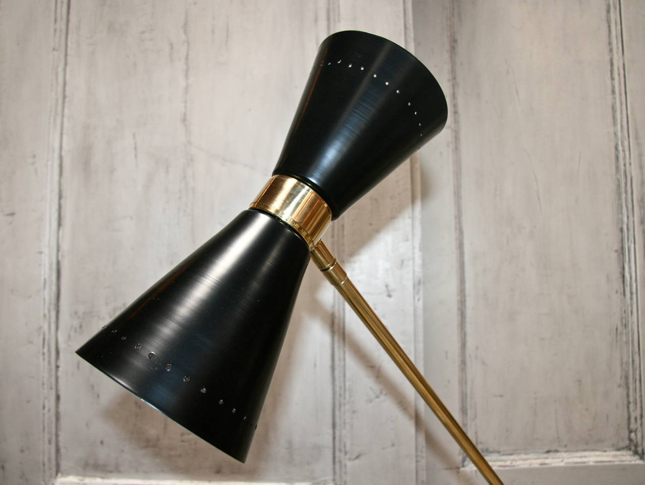 Italian Double Cone Floor Lamp 2