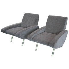 France 1955s Lounge Chairs 1
