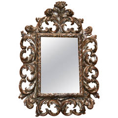18th c. Carved Italian Mirror