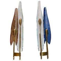 "Dalia" Sconces by Max Ingrand for Fontana Arte