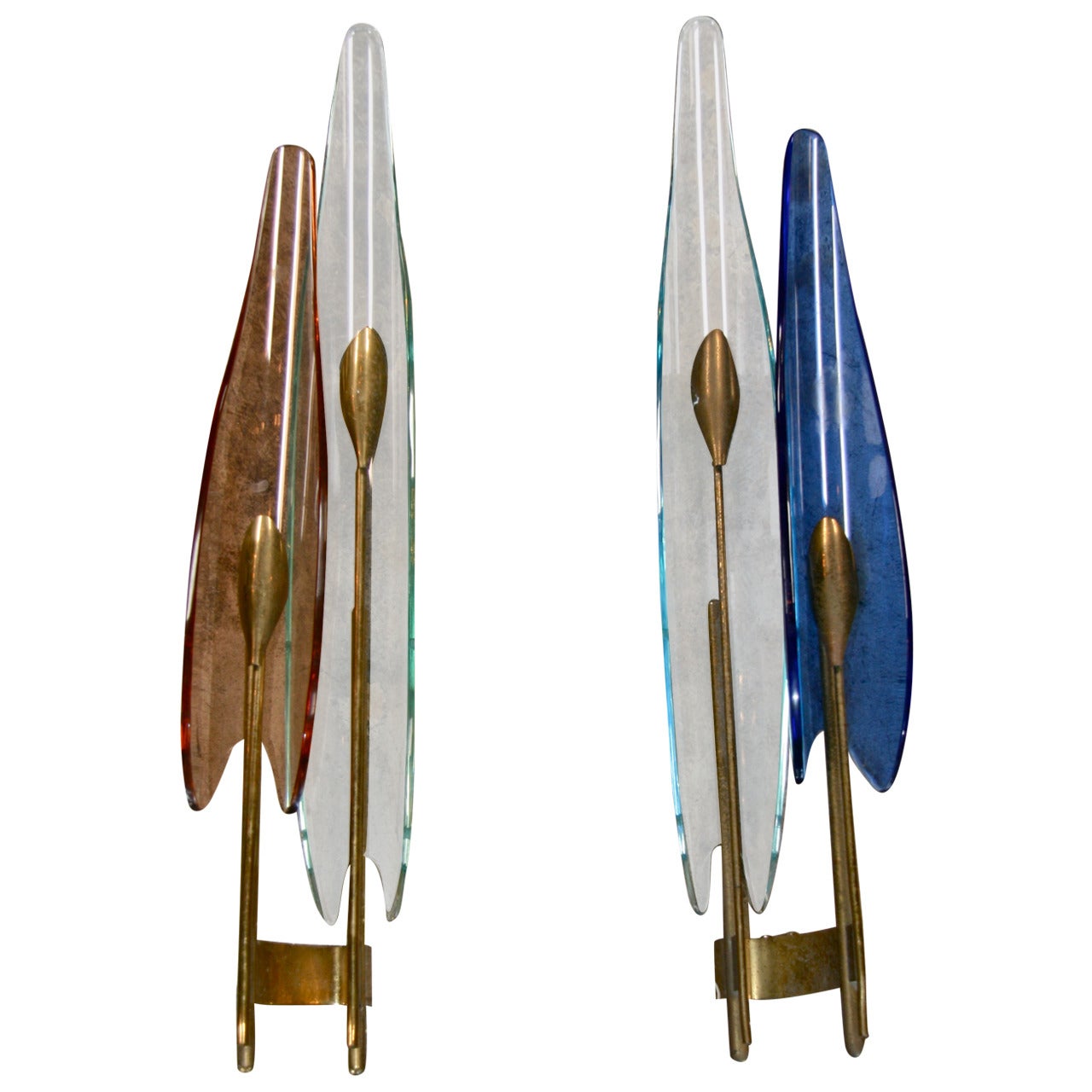 "Dalia" Sconces by Max Ingrand for Fontana Arte