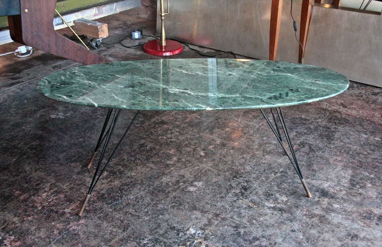 italian green marble coffee table