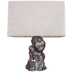Table Sculpture Lamp By Ugo Zaccagnini 1950 6