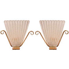 Pair of Italian Venetian Sconces 1950