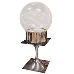 Light by Architect Filippo Panseca with Original Steel Base, 1960s 3