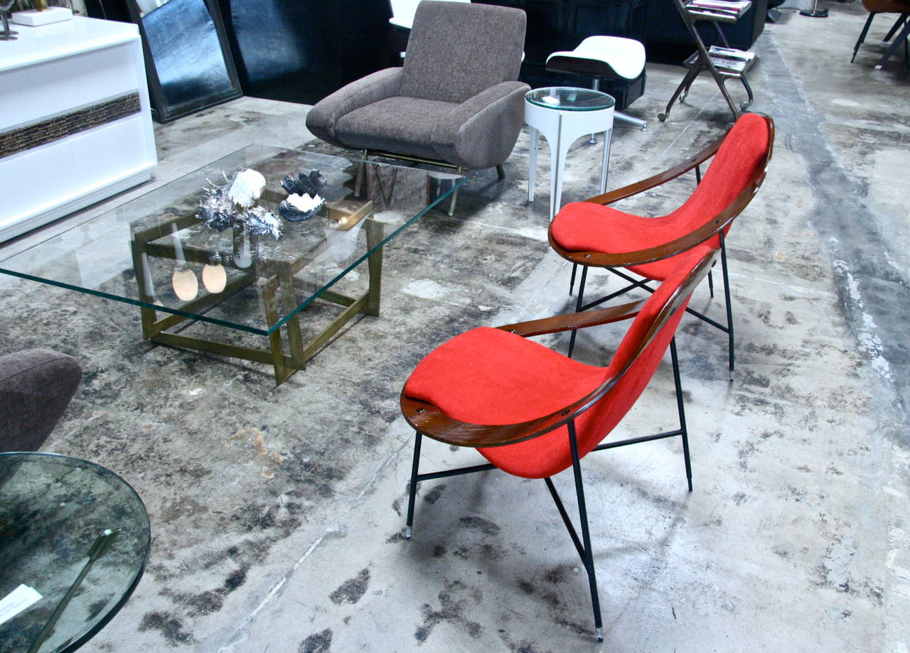 Rare Ico Parisi Lounge Chairs 2