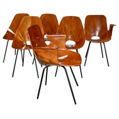 Set of Six Medea Chairs by Vittorio Nobili