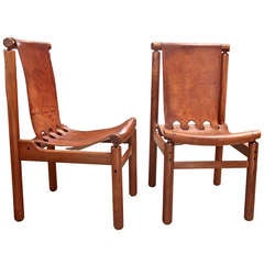 Vintage Pair of Italian Chairs 1950's