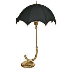 Vintage Umbrella Table Lamp Italian 60's