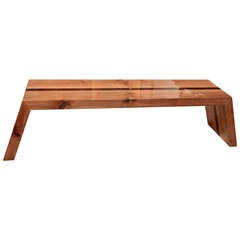 "Il Noce" Italian Solid Walnut Custom Strip Bench