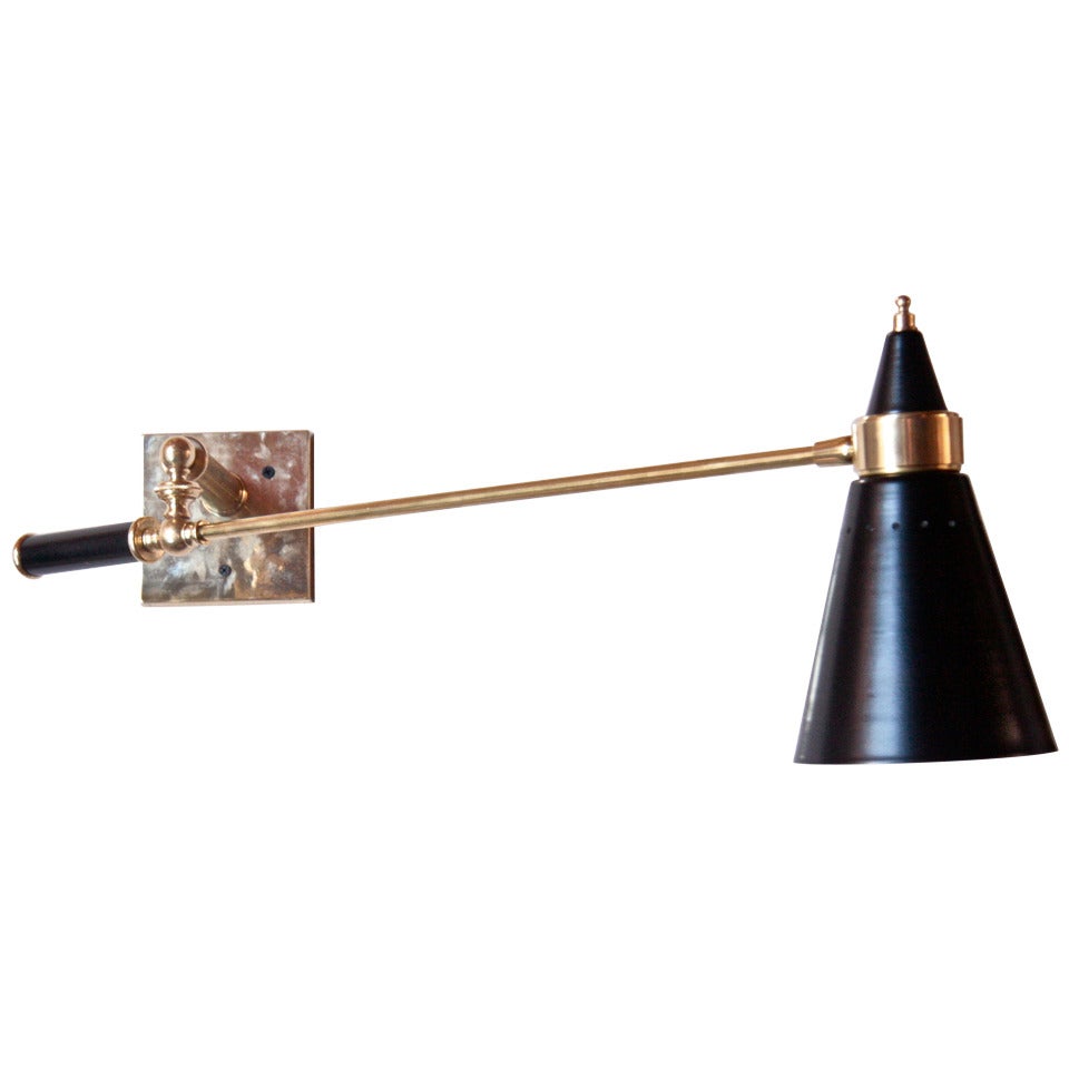 Italian 1950's Swing Arm Light