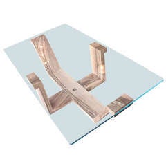 Solid Walnut from Vicenza "Sinergy" Coffee Table