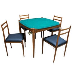 Vintage Italian 1960s Gio Ponti Game Table