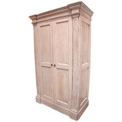 Italian 18th C. Oversized Distressed Armoire 9