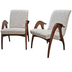 Italian Armchairs by Malatesta & Mason