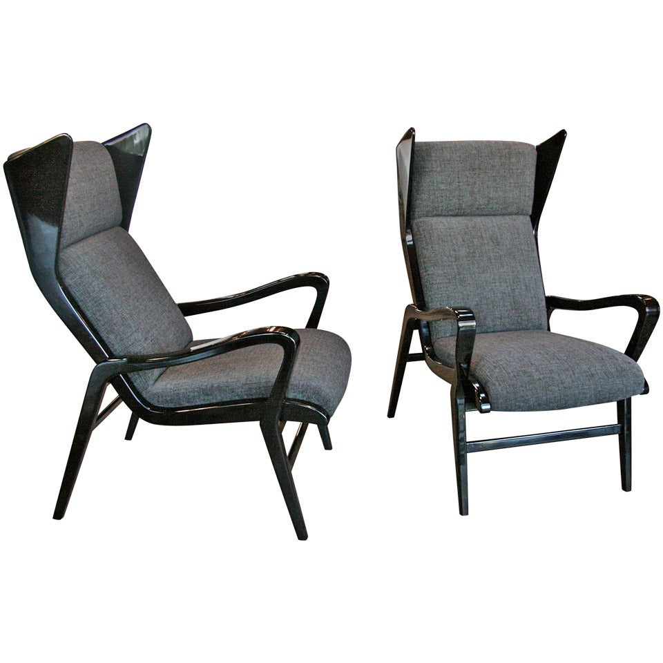 Italian Lacquered Armchairs