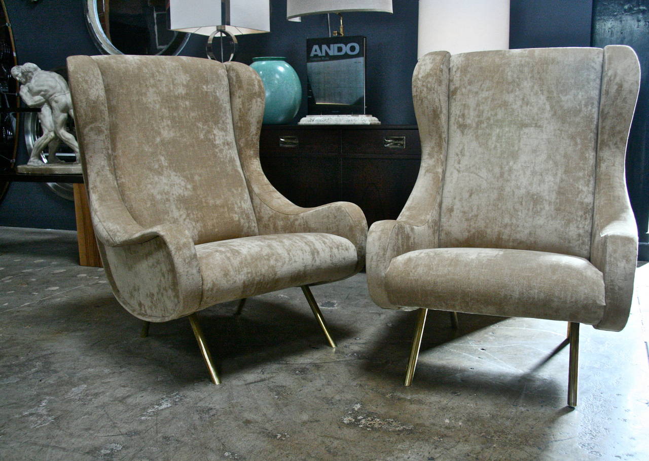 Marco Zanuso "Senior" Lounge Chairs at 1stDibs
