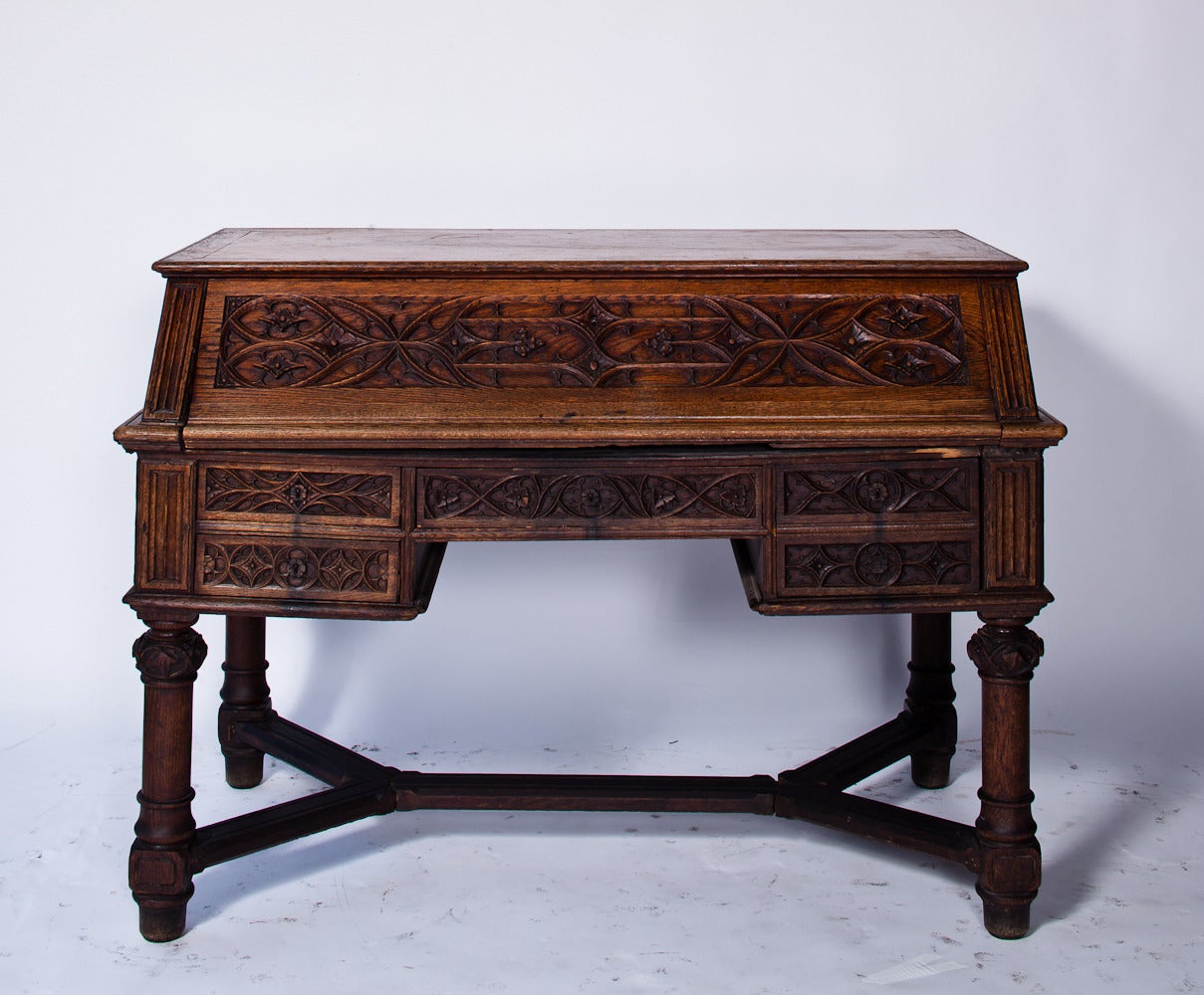 Late 19th Century 19th Century Italian Desk For Sale