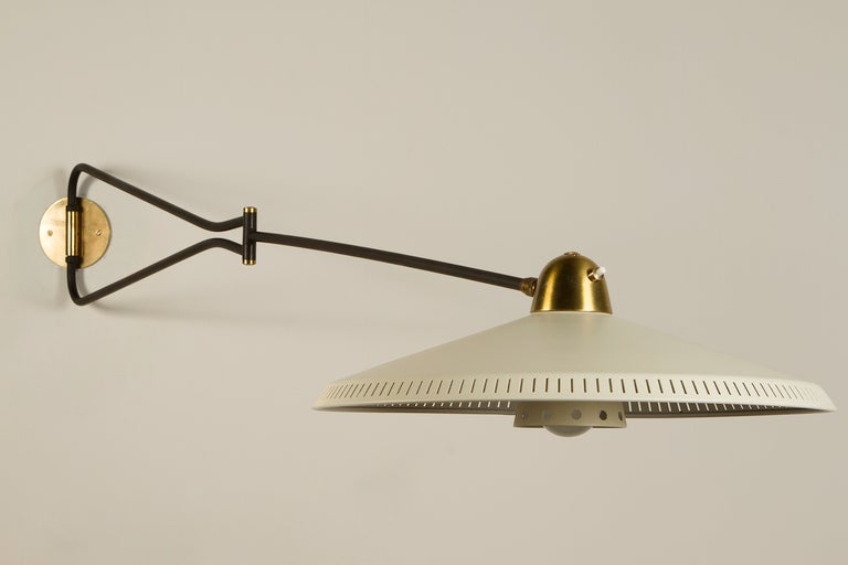 Mid-Century Modern Large Lunel Wall Lamp