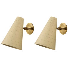 Pair of Italian Perforated Sconces