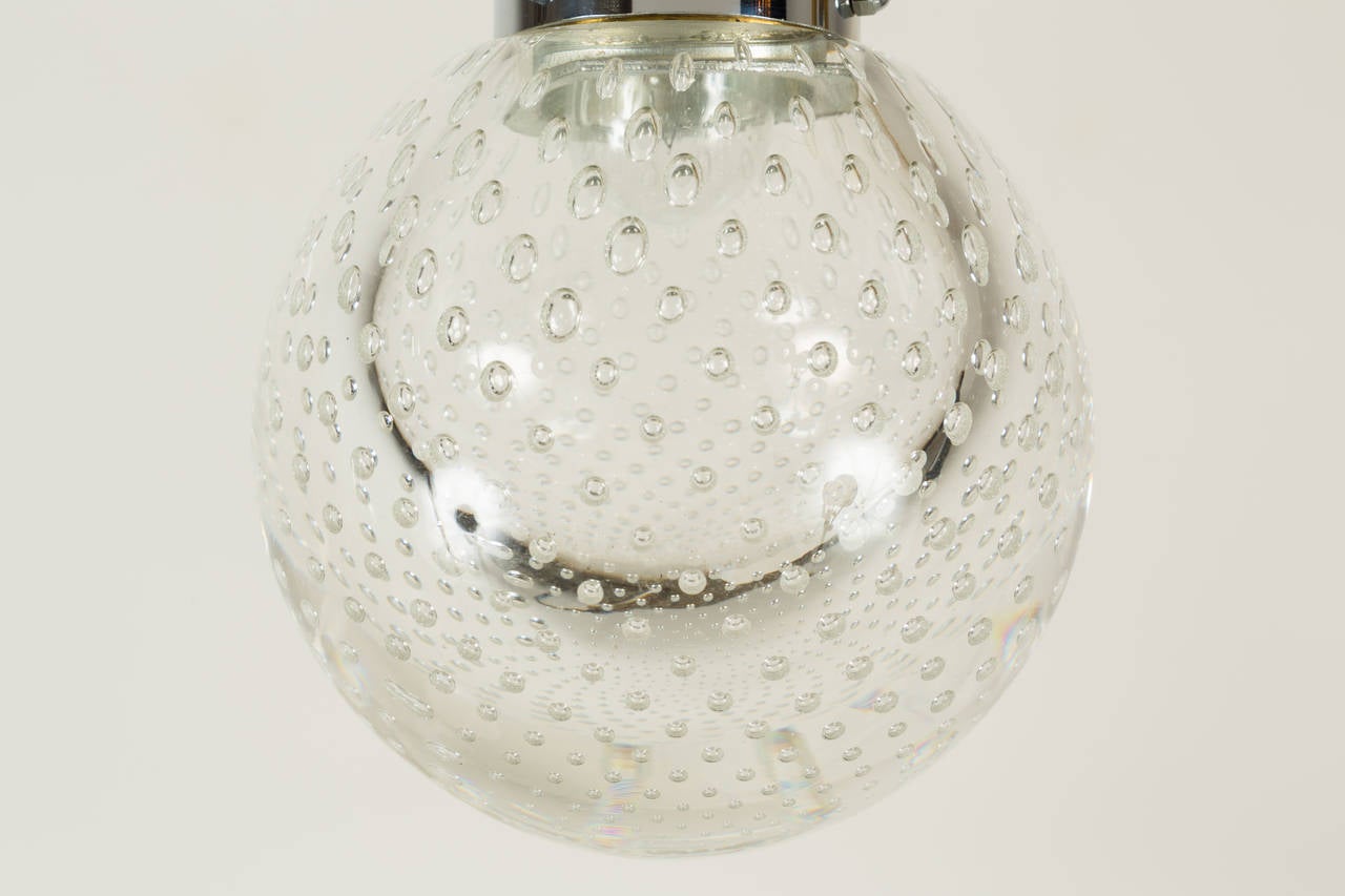 Mid-20th Century Arteluce Glass Pendant