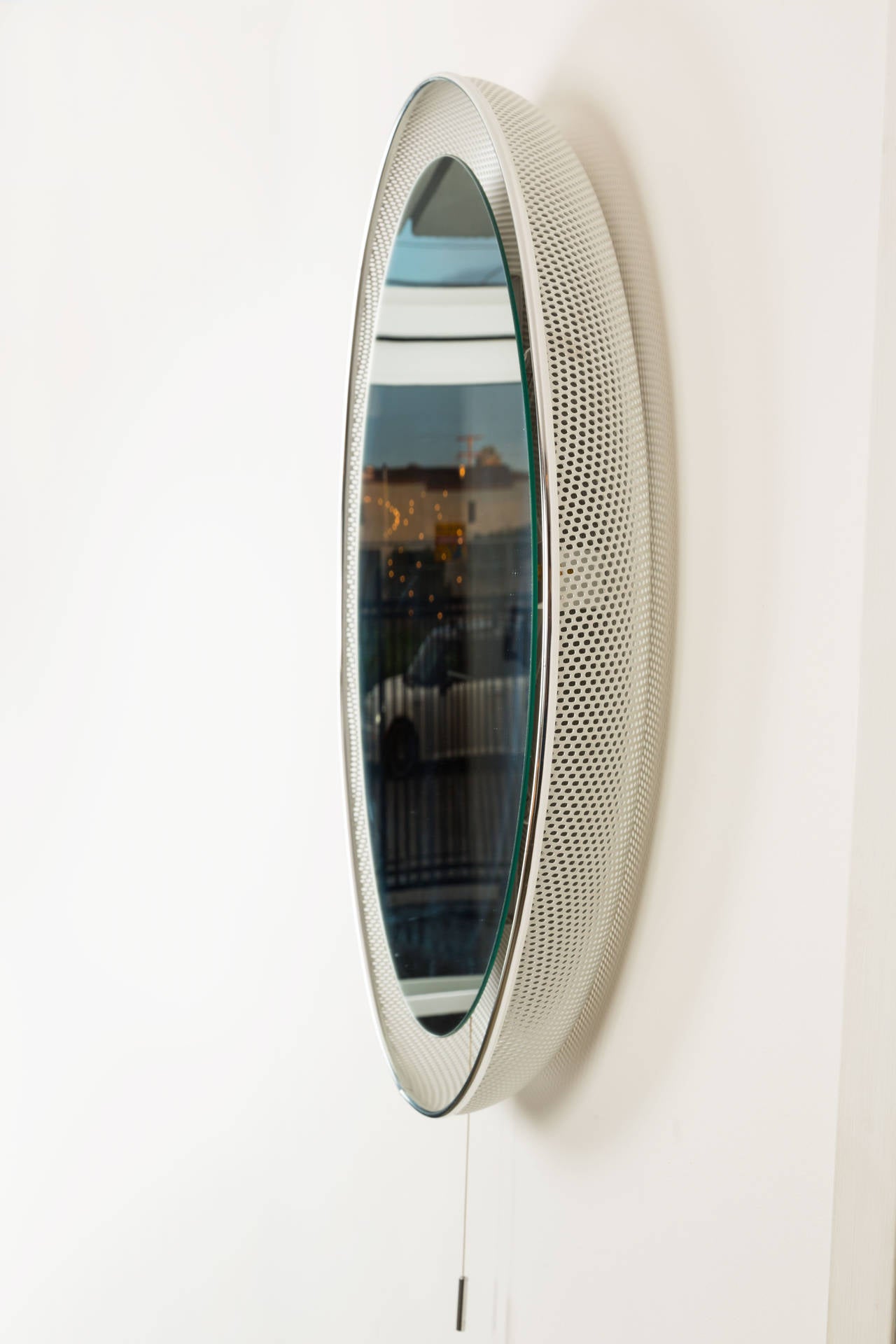 Powder-Coated Rewire Custom Perforated Mirror For Sale