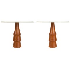 Pair of Petite Danish Table Lamps