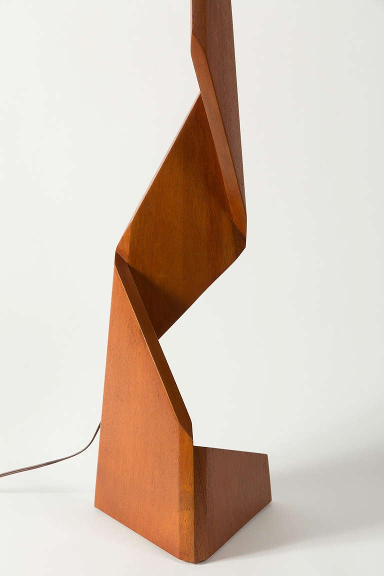 Sculptural Danish Floor Lamp In Excellent Condition In Los Angeles, CA