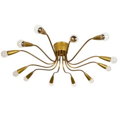 Angelo Leli for Arredoluce Ceiling Lamp