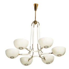 Italian Six Arm Chandelier