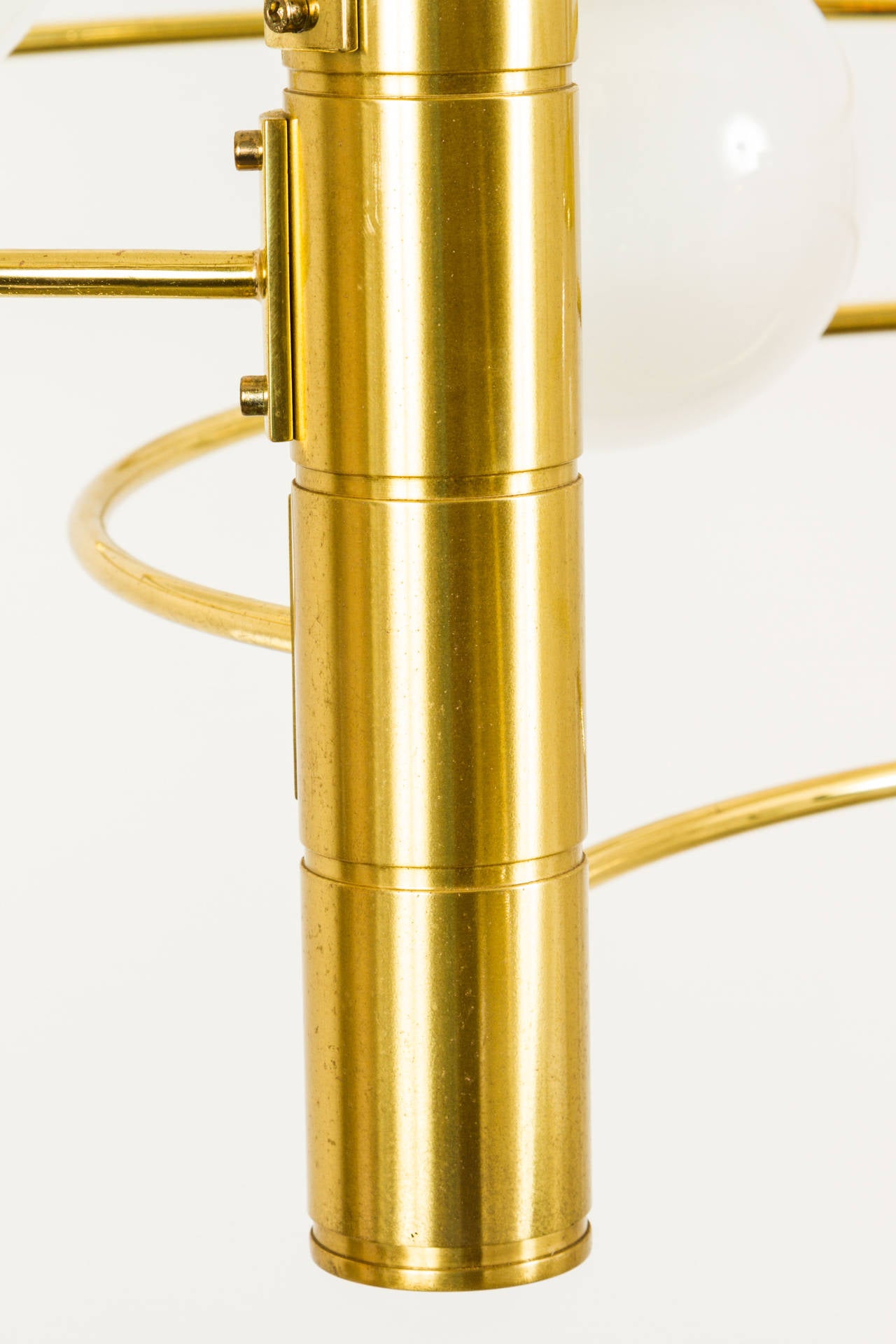 Brass Lumi Chandelier