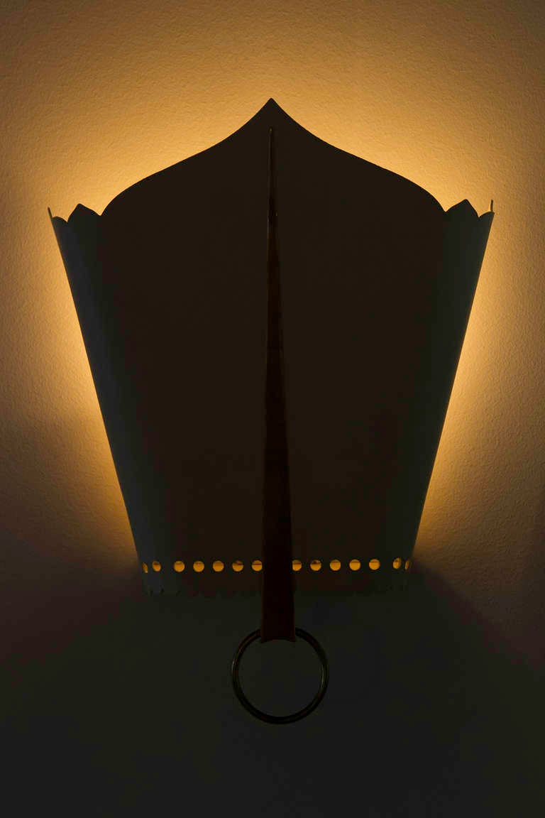 Pair of Italian Shield Sconces