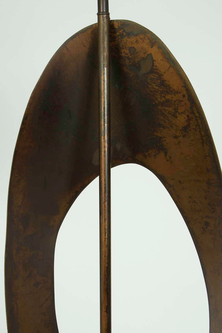 Large sculptural table lamp