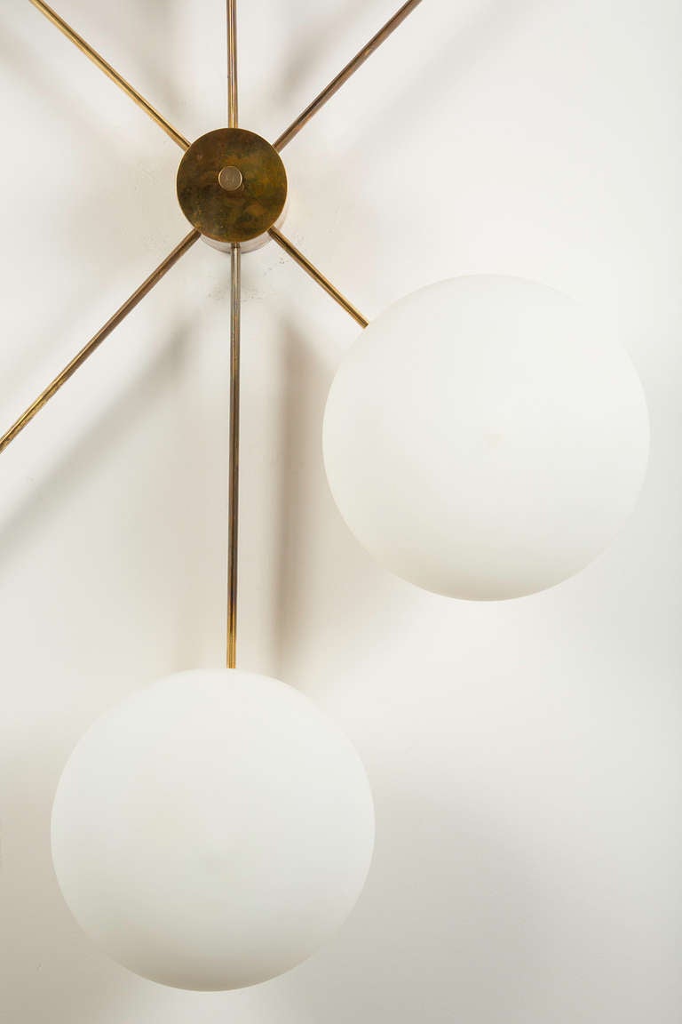 Mid-20th Century Angelo Lelli Chandelier