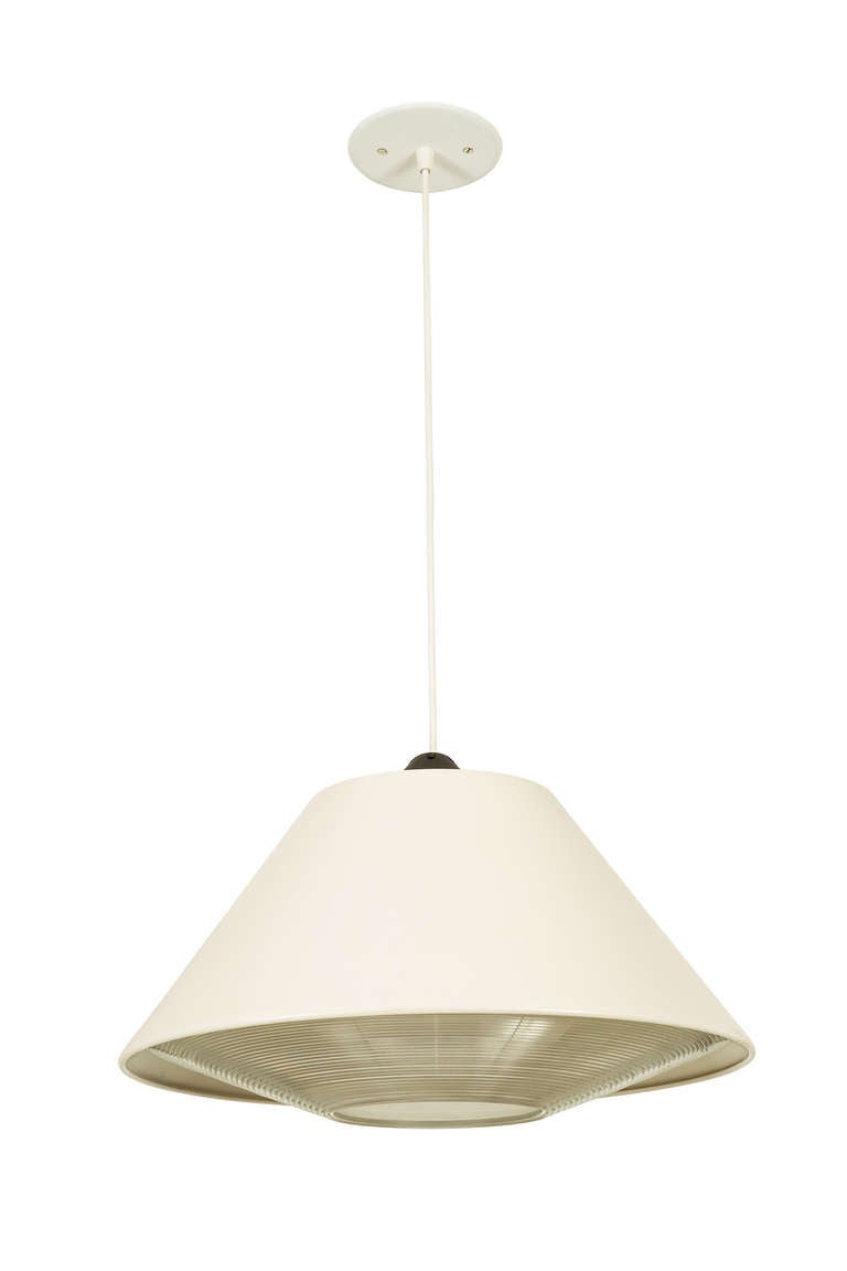 Two White Pendants with Diffusers