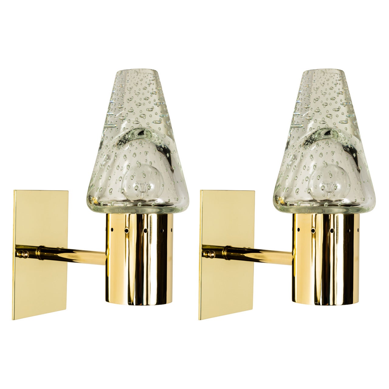 Pair of Seguso Sconces