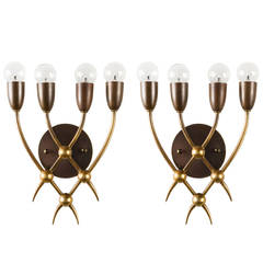 Pair of Guglielmo Ulrich Sconces 7