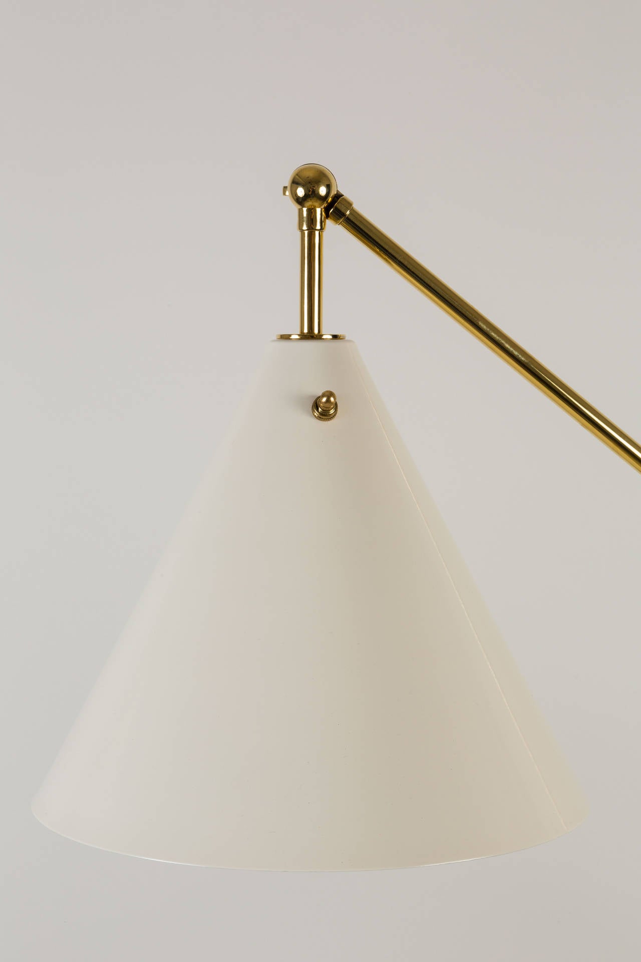 Aluminum Angelo Lelli for Arredoluce Floor Lamp