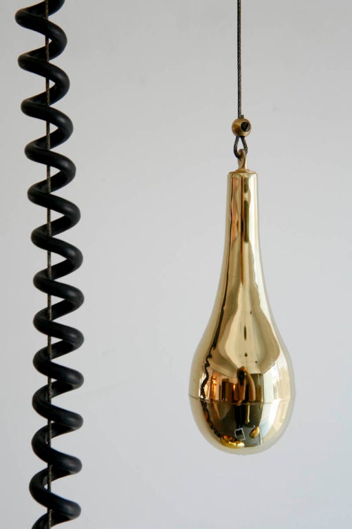 Mid-20th Century Lightolier Pulley Lamp