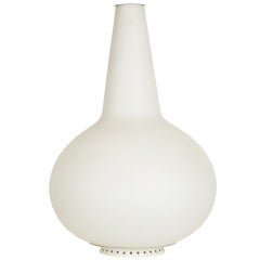 Satin Glass Vase Lamp by Fontana Arte 6