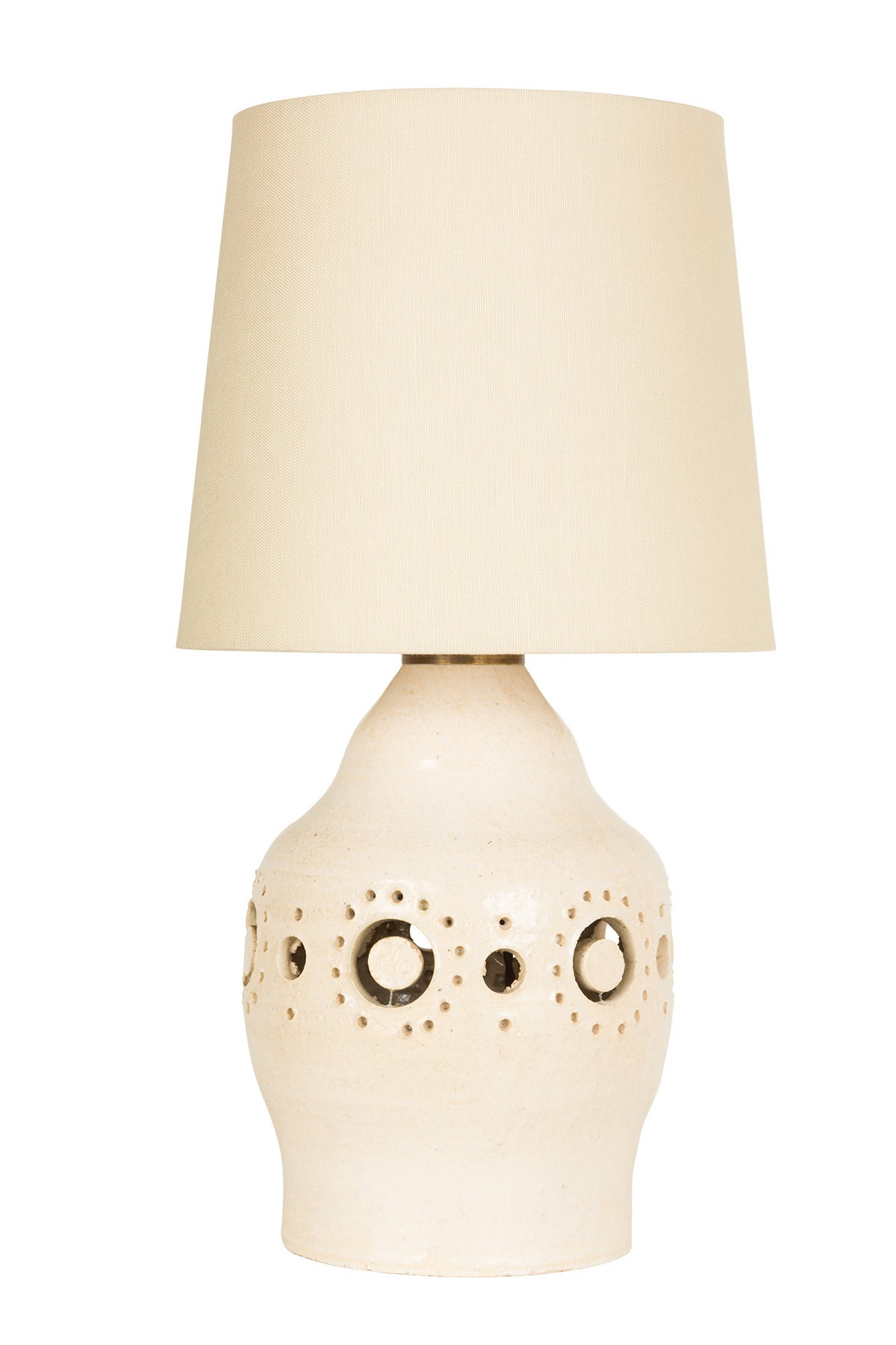 French Studio Ceramic Lamp