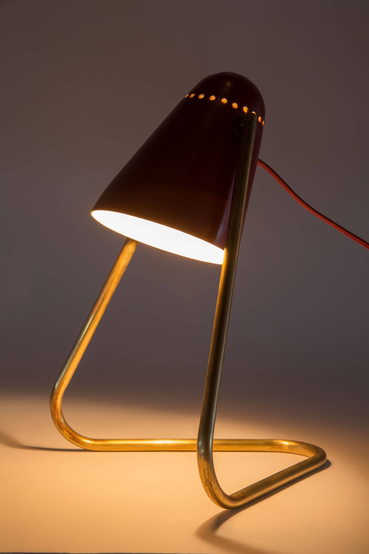 Rare Mathieu edition adjustable table lamp.