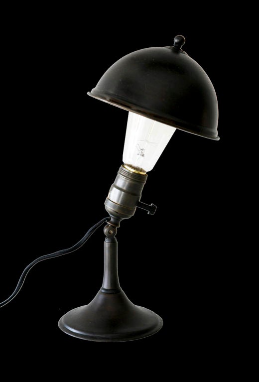 Wall/table lamp with adjustable clip on shade
