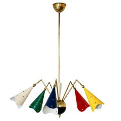 Petite 6 Arm Italian Chandelier