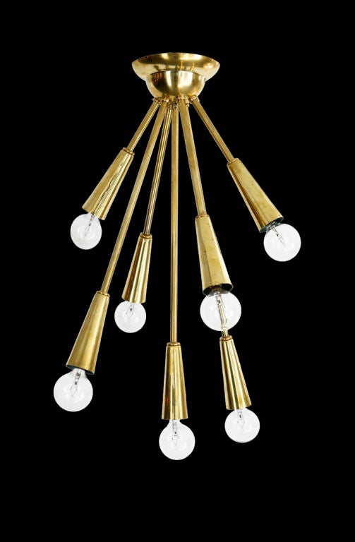 Italian Multi Arm Ceiling Lamp