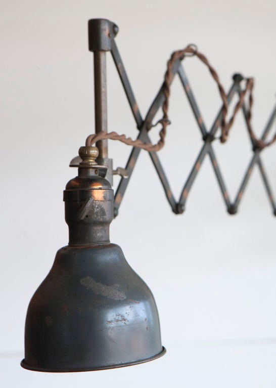 Rare F A Hardy & Company Scissor Lamp 1