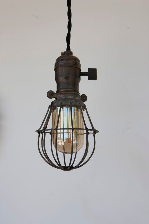 Three Industrial Cage Lamps 3