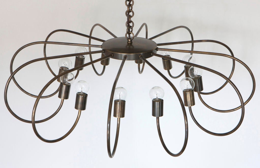 Rewire Custom Twelve Arm Chandelier 1